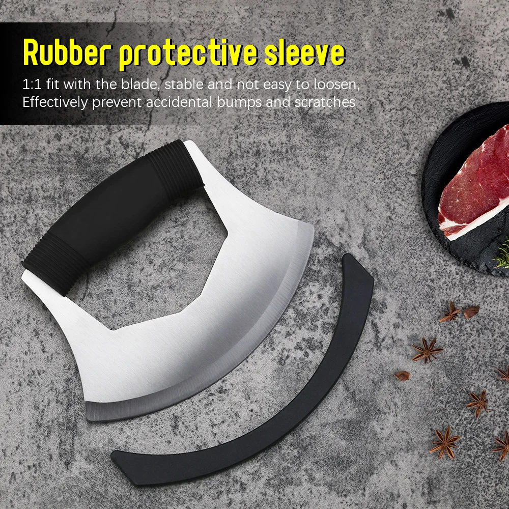 Нож из нержавеющей стали измельчитель салата с одним острым лезвием трав нож для