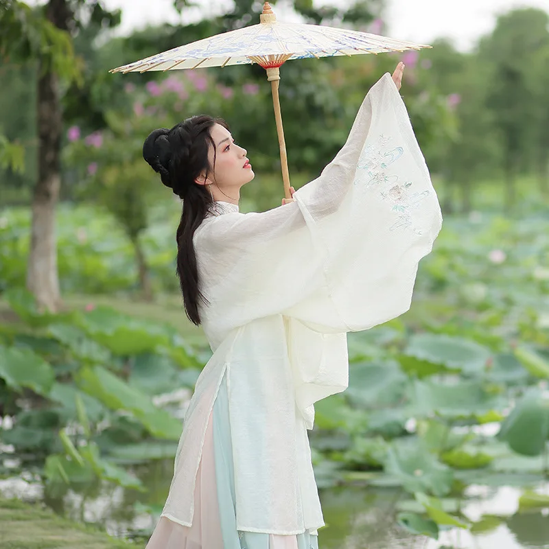 Hanfu костюм для китайских танцев традиционный сценический наряд певцов женское