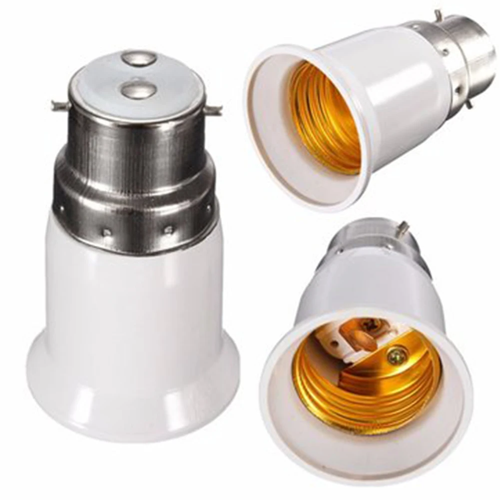5pcs led lamp bulb base conversion holder converter b22 to e27 socket adapter converter light adapter lamp holder lighting parts free global shipping