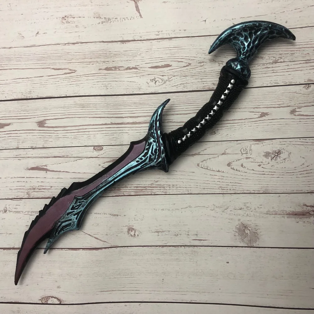 50 см из PU искусственной кожи модель Косплэй Anti Mage косой Vyse эльф оружие игра Опора