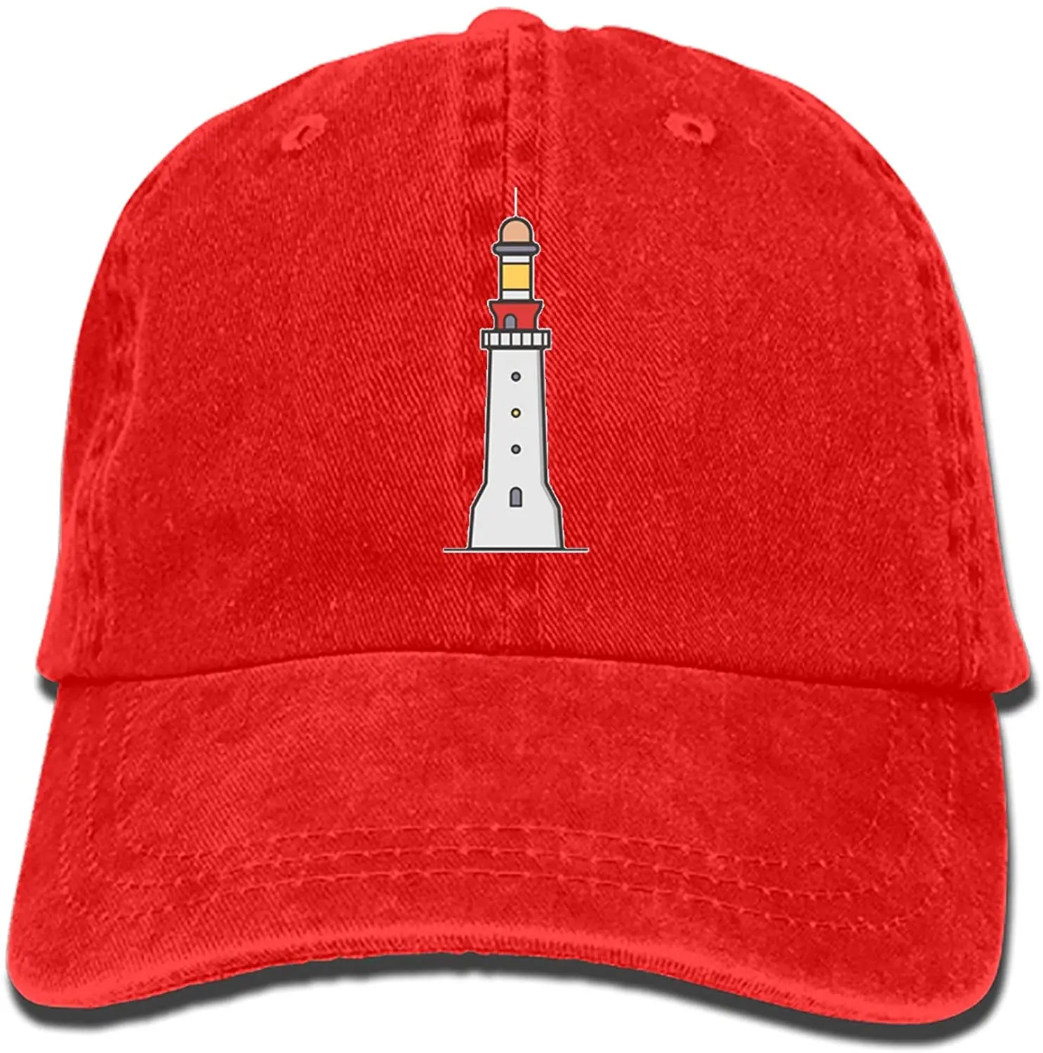 

Lighthouse Vintage Adjustable Jean Cap Gym Caps for Adult
