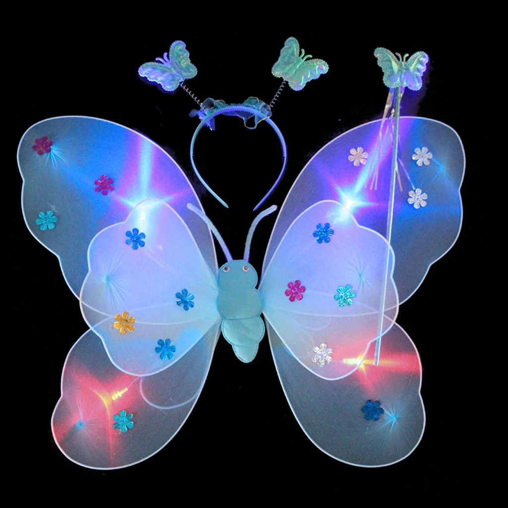 3 шт. Детская повязка на голову с бабочкой| |