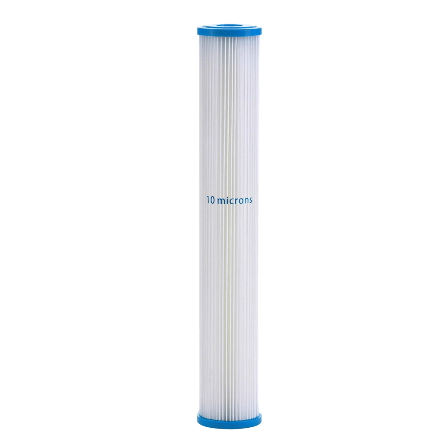 

Pleated Poly Sediment Water Filter Cartridge Standard 2.5x20" 10 Microns