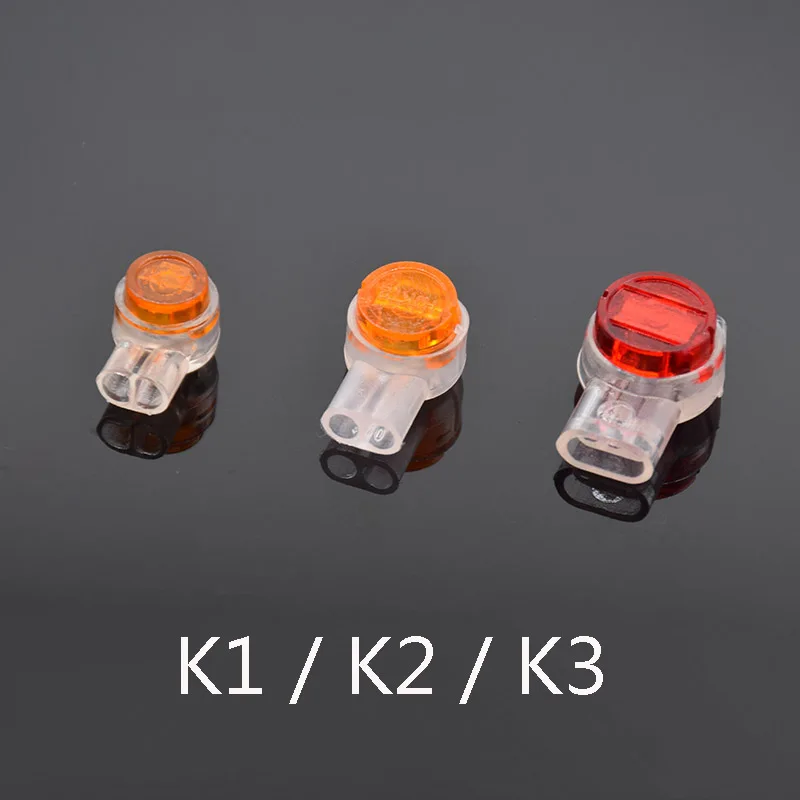 Обжимные клеммы Rj45 50 шт. водонепроницаемый соединитель K1 K2 K3 проводка Ethernet кабель