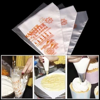 100pcslot disposable pastry bag for icing piping cream confectionery diy handmade pastry decorating bags cake baking tools