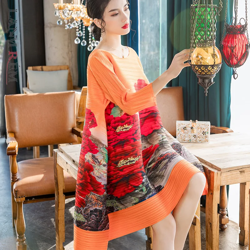 LANMREM трендовые платья в китайском стиле для женщин весна лето 2020 новая свободная