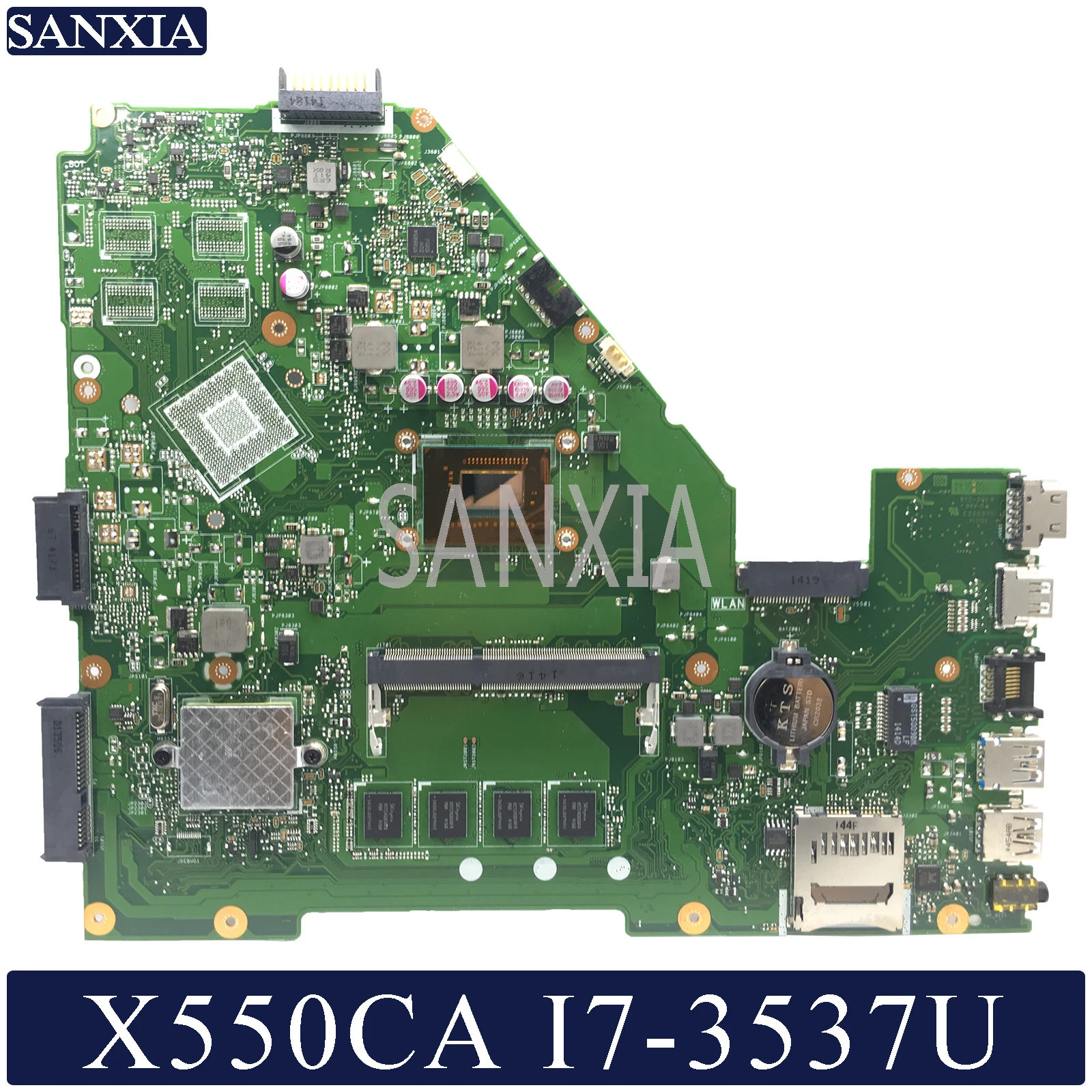 KEFU X550CC материнская плата для ноутбука ASUS X550CA X550CL R510C Y581C X550C оригинальная материнская плата 4GB-RAM I7-3537U