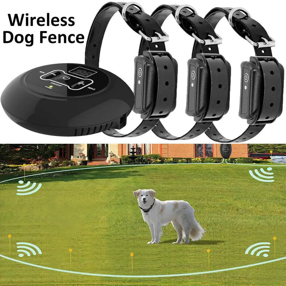 

Wireless Electric Dog Fence Pet Containment System Shock Collar for Training