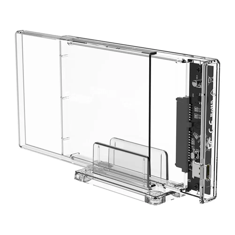 Прозрачный чехол для жесткого диска ORICO 2159C3-G2 USB 3.1 Type C на 2 5 SATA 3 0 внешний корпус SSD 4