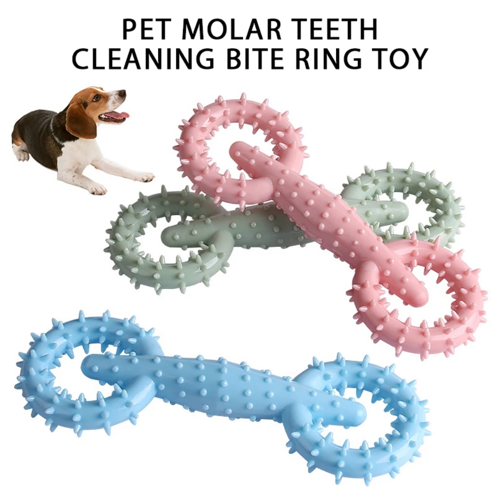 

Pet Toy Dog Tooth Cleaning Chewing Rubber Toys For Small Dogs Interactive Molar Toy Pet Teething Resistance To Bite Dog Toy