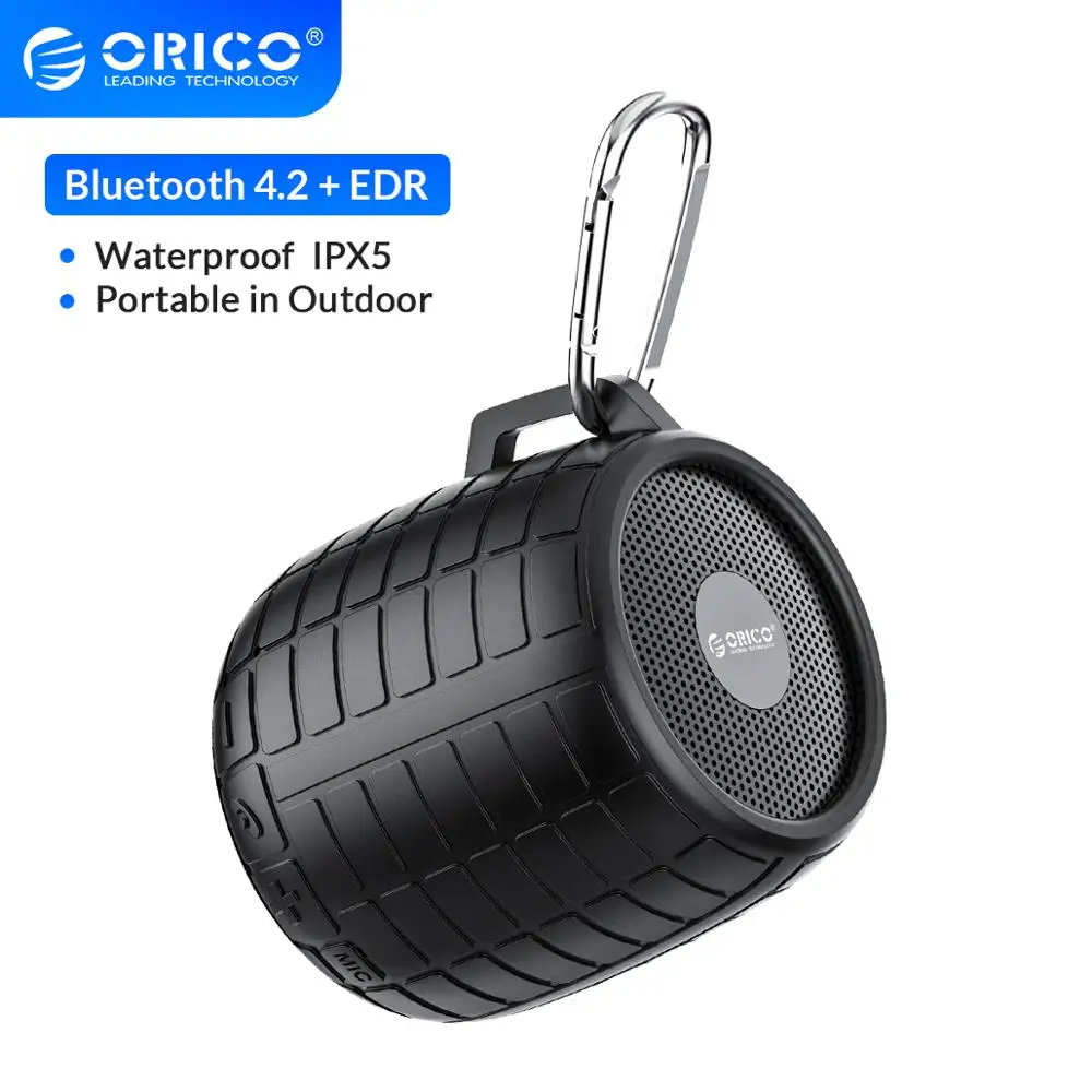 Уличный беспроводной динамик ORICO Grenade Bluetooth 4 2 IPX6 Водонепроницаемый музыкальный