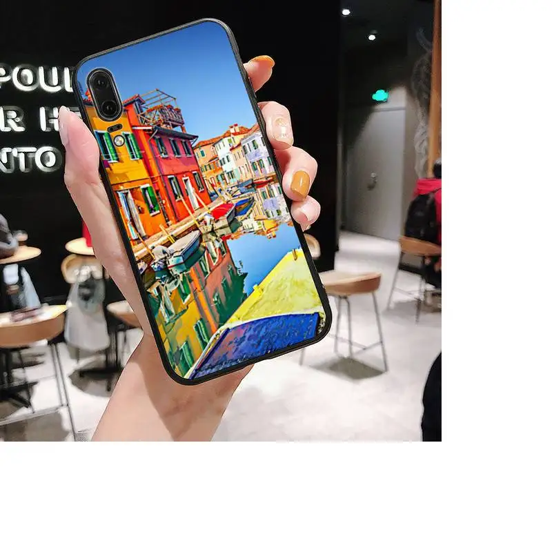

Venice Italy Sunset Phone Case For Huawei P20 P30 P9 P10 plus P8 lite P9 lite Psmart 2019 P20 pro P10 lite