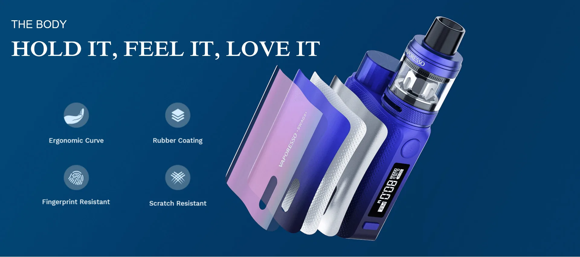 Vaporesso Vape SWAG 2 комплект с коробкой Mod NRG ПЭ бак распылитель GT 4 сетки Катушки основной аккумулятор пара электронная сигарета