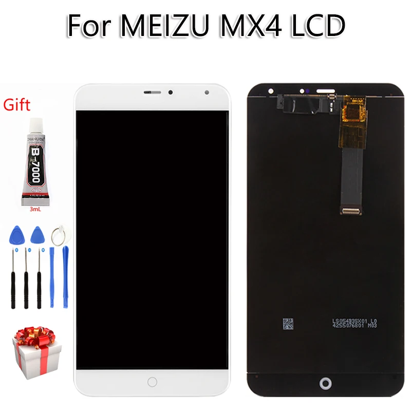 100% протестирован для MEIZU MX4 ЖК дисплей сенсорный экран 5 36 дюйма оригинальный