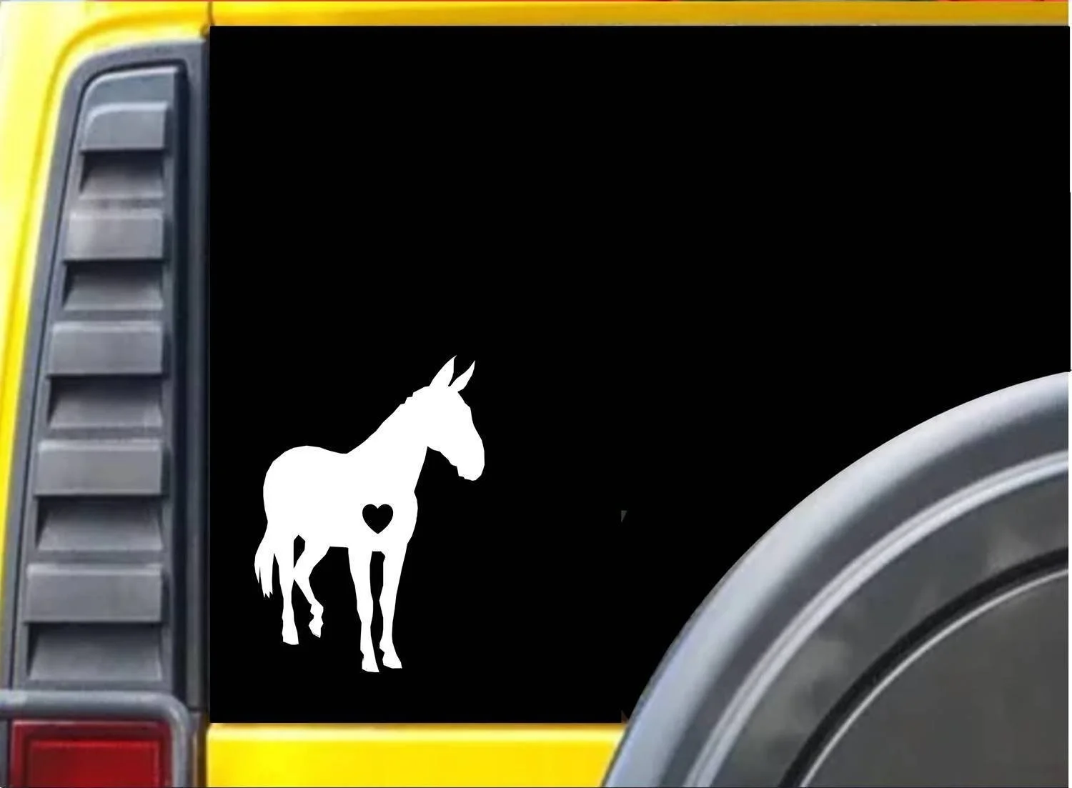 

Mule Little Heart K439 6 inch Sticker heartbeat decal computer Sticker