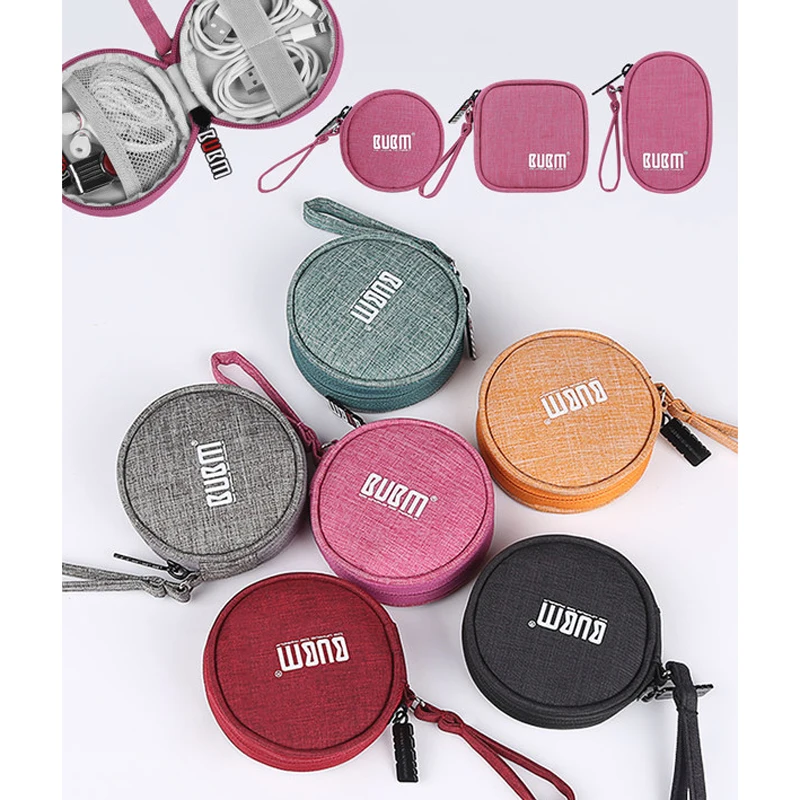 BUBM чехол для переноски наушников держатель сумка хранения USB гаджет органайзер