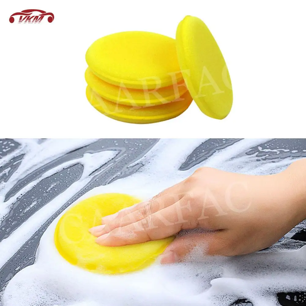 

Car Waxing Polish Waxing Sponge High Density Foam Sponge Car Accessorise Detail Cleaning Tools For Universal Car