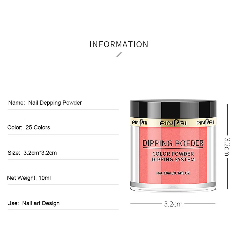 Пудра с блестками для ногтей 10 мл/флакон 25 цветов | Красота и здоровье