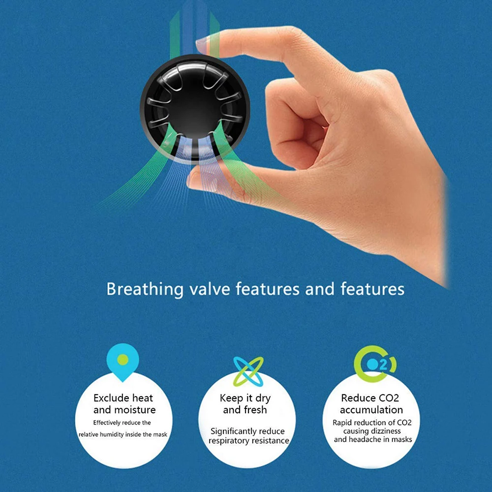 

Anti Dust PM2.5 Pollution Filters Mask Anti-fog Mascherine Masque Dustproof Respirator Mask Activated Carbon Valve Mouth Masks