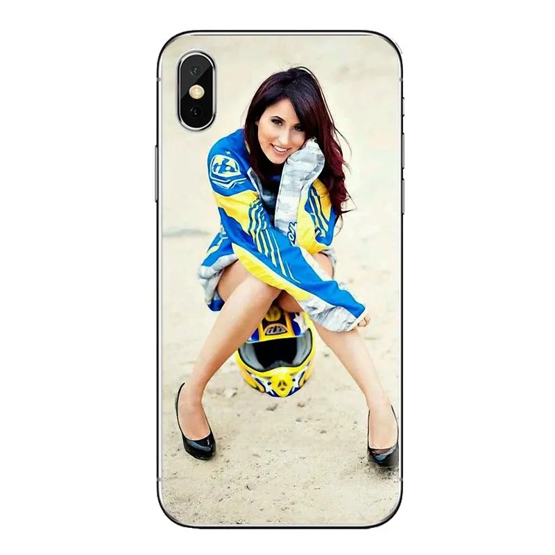 For Xiaomi Mi4 Mi5 Mi5S Mi6 Mi A1 A2 5X 6X 8 9 Lite SE Pro Max Mix 2 3 2S Mobile Phone Cover motocross girl riders motorcycle |