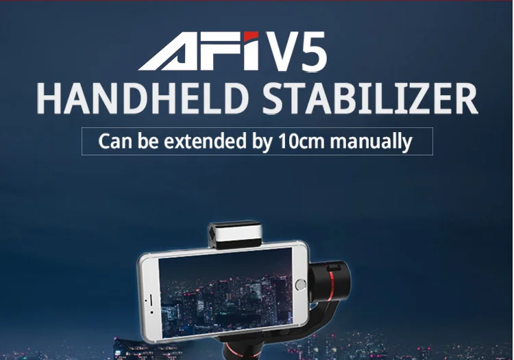 AFI V5 3-осевой ручной шарнирный стабилизатор для камеры Gopro смартфон для iPhone Xs Max Xr X, 8 Plus, 8, 7, 6 samsung S9 S8 Gopro экшн Камера