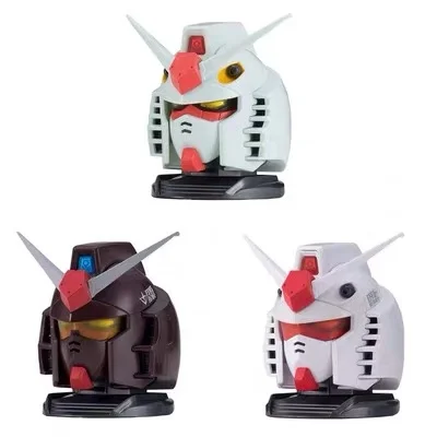 В наличии Bandai Gundam Gashapon превышает модель головы 1 действие фигурку игрушки|Игровые