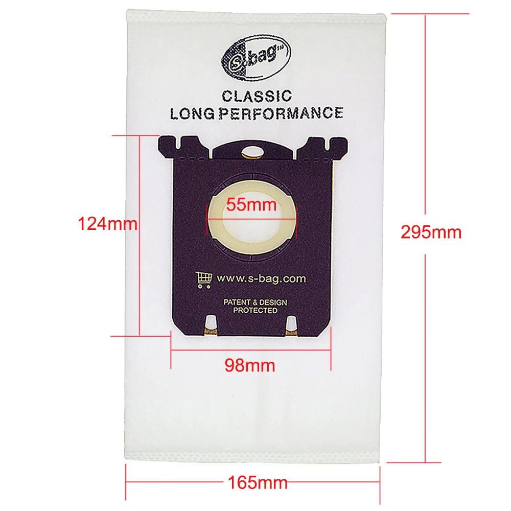 BPfire 10 шт. пылесборники s bag + 1 H12 Hepa фильтр подходит для Philips Electrolux Cleaner FC9080 FC9104 FC9116