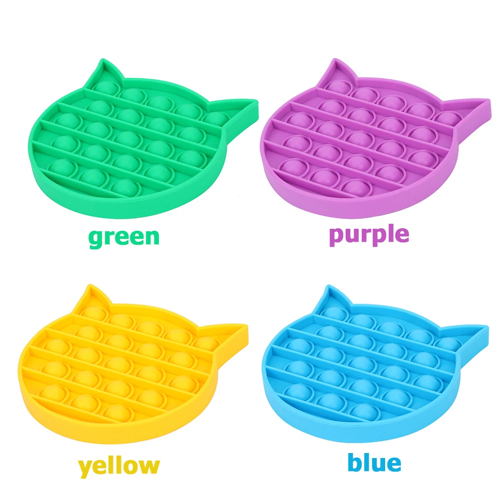 

Push Bubble Fidget Sensory Toy Autism Game Stress Reliever Push Pop Bubble Game Party Gaming Adult Kids Study Antistress Toys