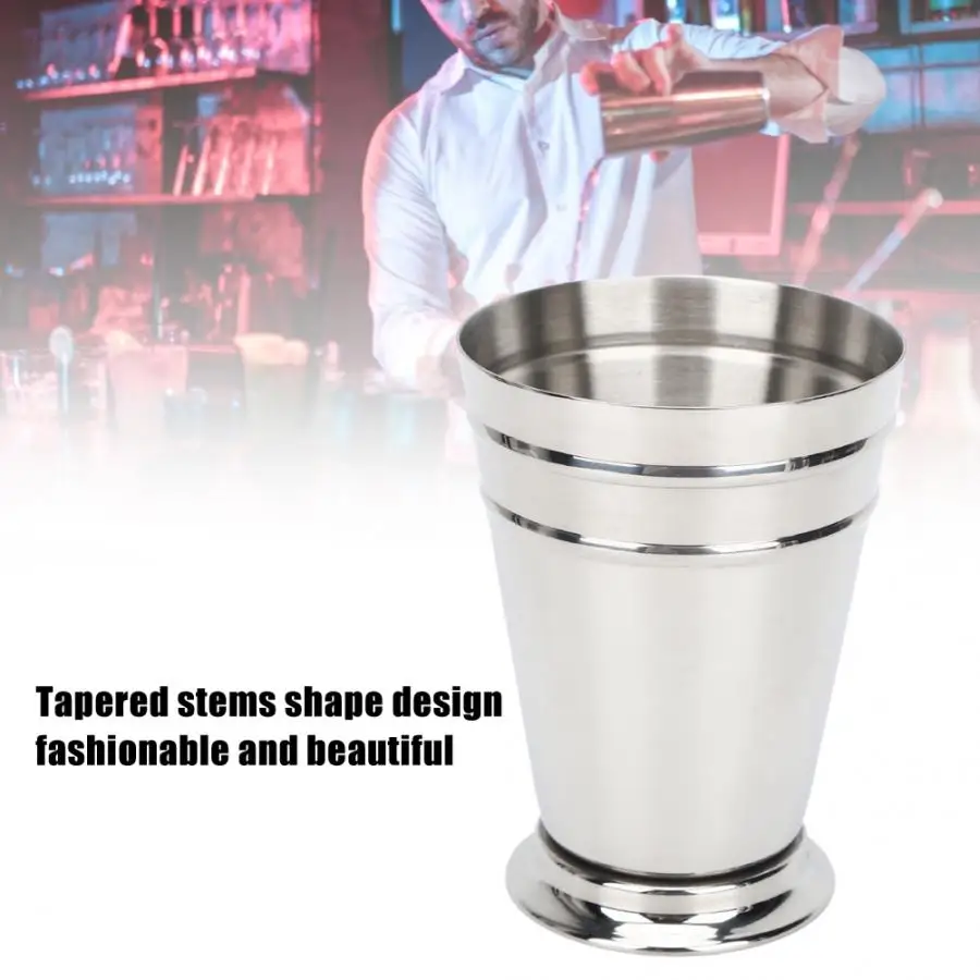 304 нержавеющая сталь Коктейльная чашка со льдом Питьевая кружка для вина анти