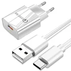 Кабель USB Type-C для быстрой зарядки Redmi 9 8 8A Note 9 Pro Samsung S20 S10 Note 20 10 Plus