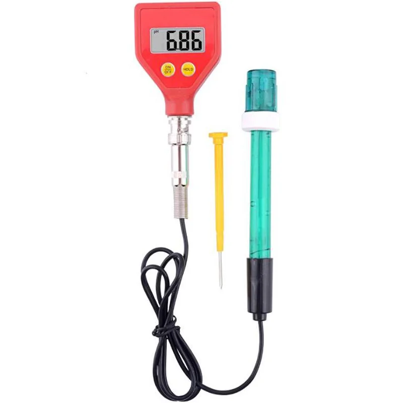 

Big deal PH-98105 PH Meter Digital Acidity Meter Glass Electrode for Water Food Cheese Milk Soil PH Test