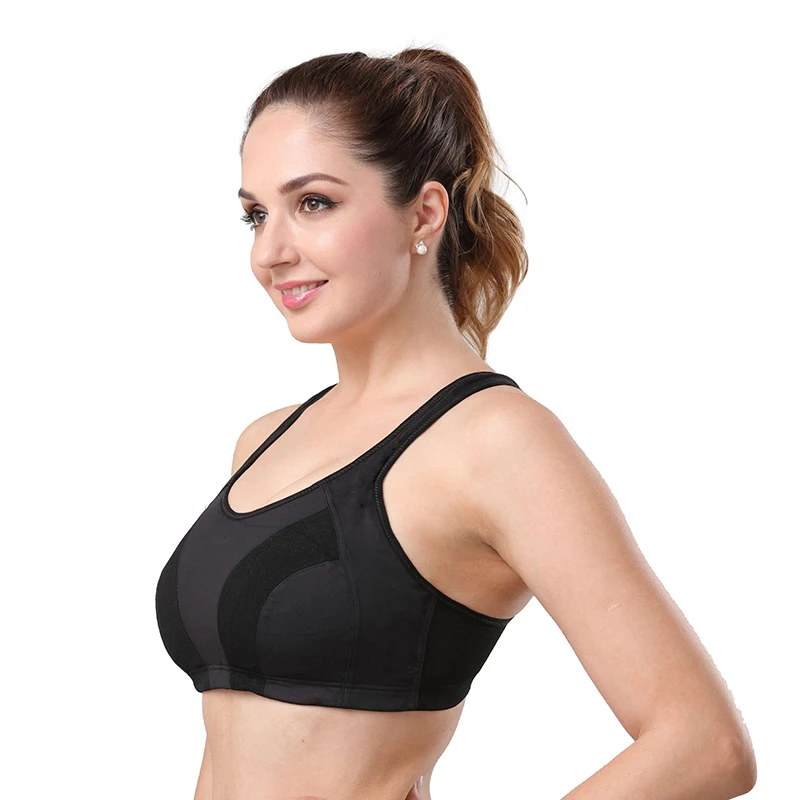 Женский спортивный бюстгальтер без косточек с мягкой спинкой | Спорт и