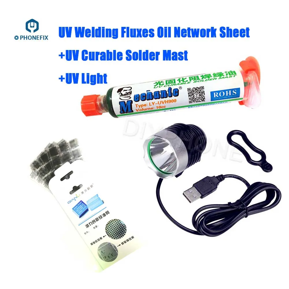 Маска для пайки Mechanic с защитой от УФ-излучения чернила трафареты BGA наборы