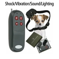4 in 1 dog training collar pet control vibration anti barking shock small medium large dog electric remote collar