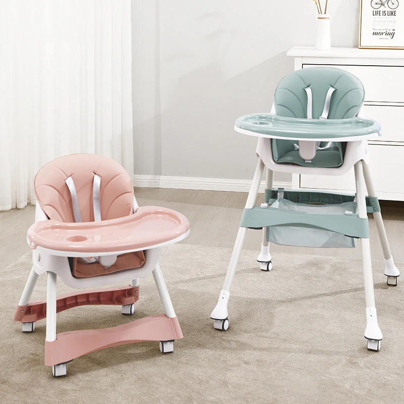 HighChair for Baby Eating Kids Folding Dinning Chair Table and Chair Feeding for Babies Toddler Booster Seat Table and Chair