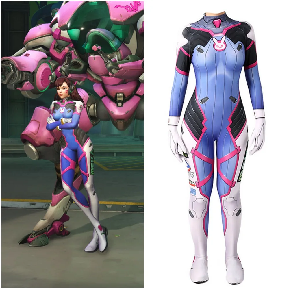 

Костюм для косплея OW D.VA, боди для детей и взрослых