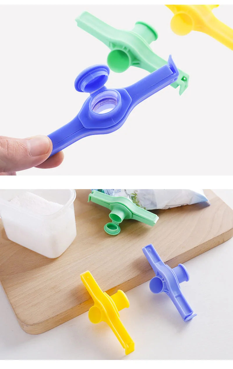 Зажим для упаковки пищевых продуктов зажимы свежести герметизирующий кухонный