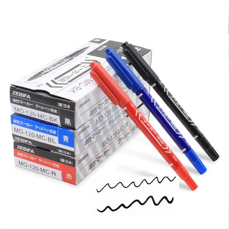 3 шт. маркерные ручки маркеры для кожи тонкая точка большая емкость чернила 0 5 мм и