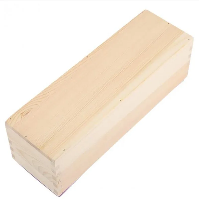 Moldes rectangulares de silicona para fabricaci&oacute;n de jab&oacute;n, caja y cubierta de madera de 1200ml, Kits de jab&oacute;n DIY, herramientas de molde de jab&oacute;n artesanales para hornear pan de pastel-3