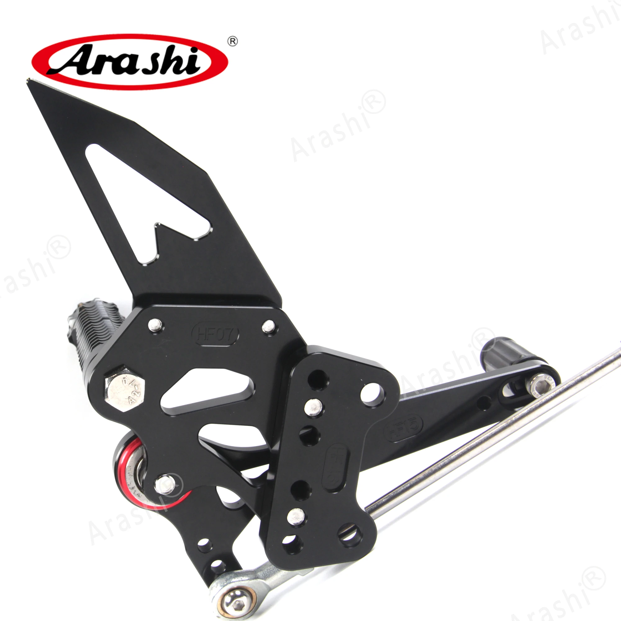 Arashi регулируемая подножка заднего вида для KAWASAKI NINJA 250R 2008 2012 CNC подножки комплекта