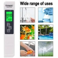 3 buttons tdsec alloy tap water swimming pool fish tank led display titanium probe water quality testing pen ph tester monitor
