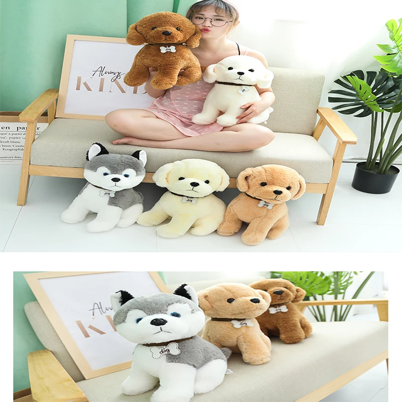 22 40 см милый плюшевый игрушечный собачка качество очень хорошее мягкое лучший