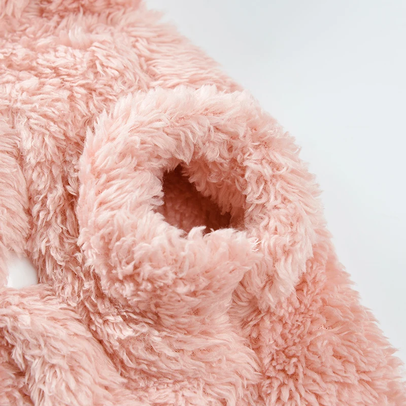 Зимняя одежда для собак теплая флисовая куртка щенков питомца милые костюмы с