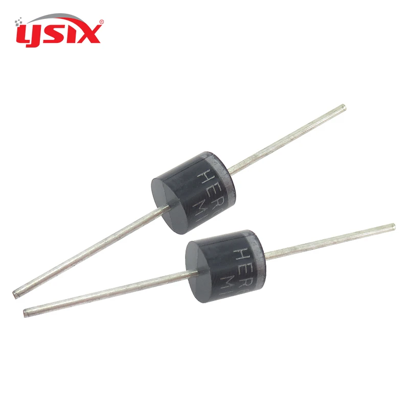 10 шт./лот HER604 1000 В/6A R6 выпрямитель эффективности Бесплатная доставка | Электронные