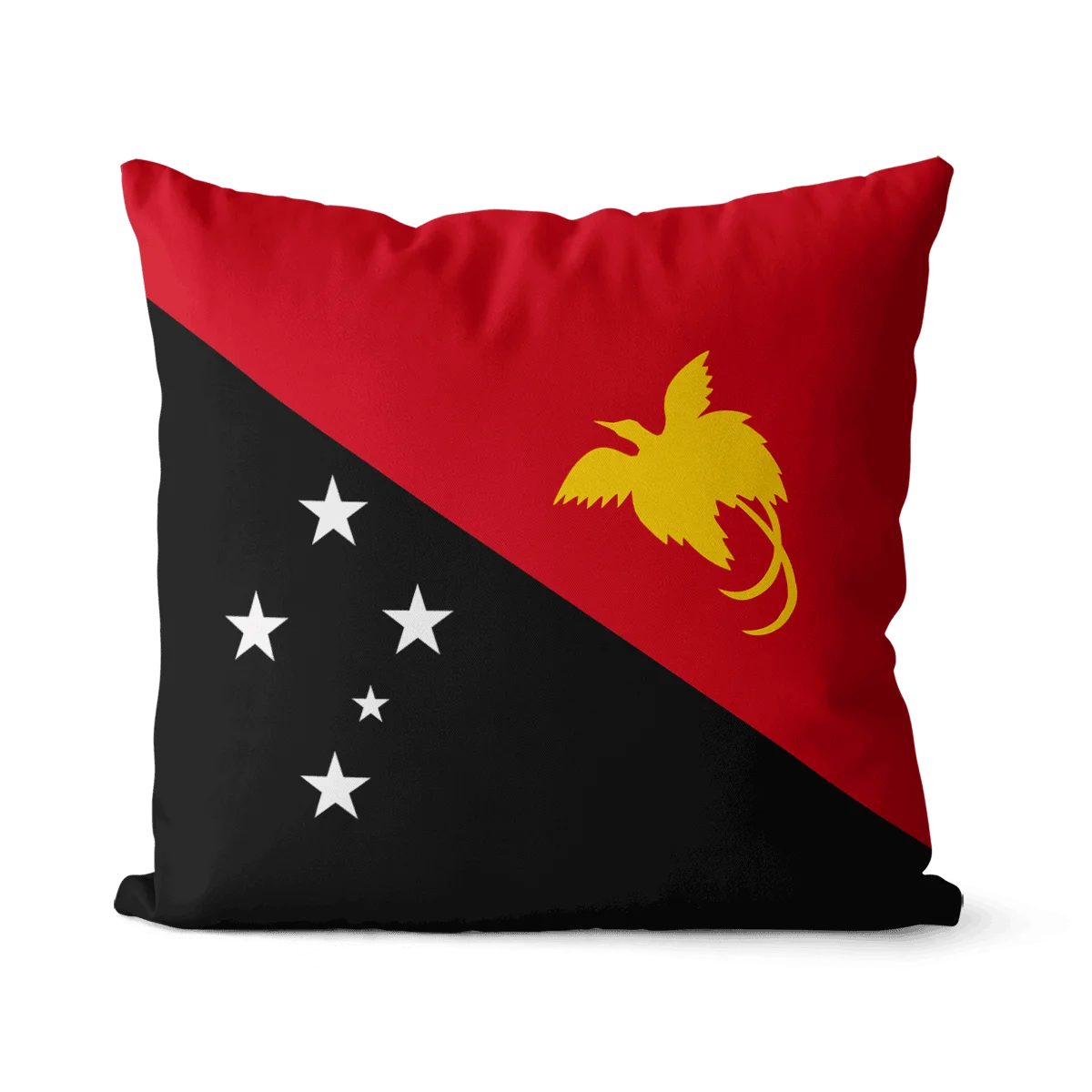 

Flag of Papua-New-Guinea Velvet, Cotton Canvas square pillow cover cushion cover, used for sofa living room office party car