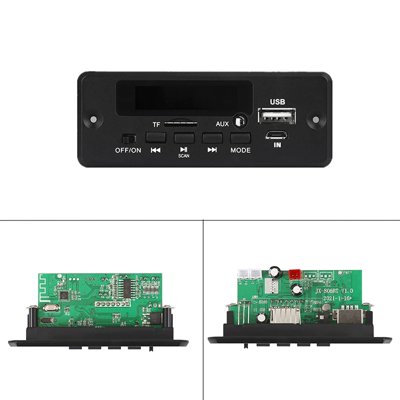Плата декодера MP3-плеера Bluetooth модуль усилителя с поддержкой TF USB AUX рекордеров |