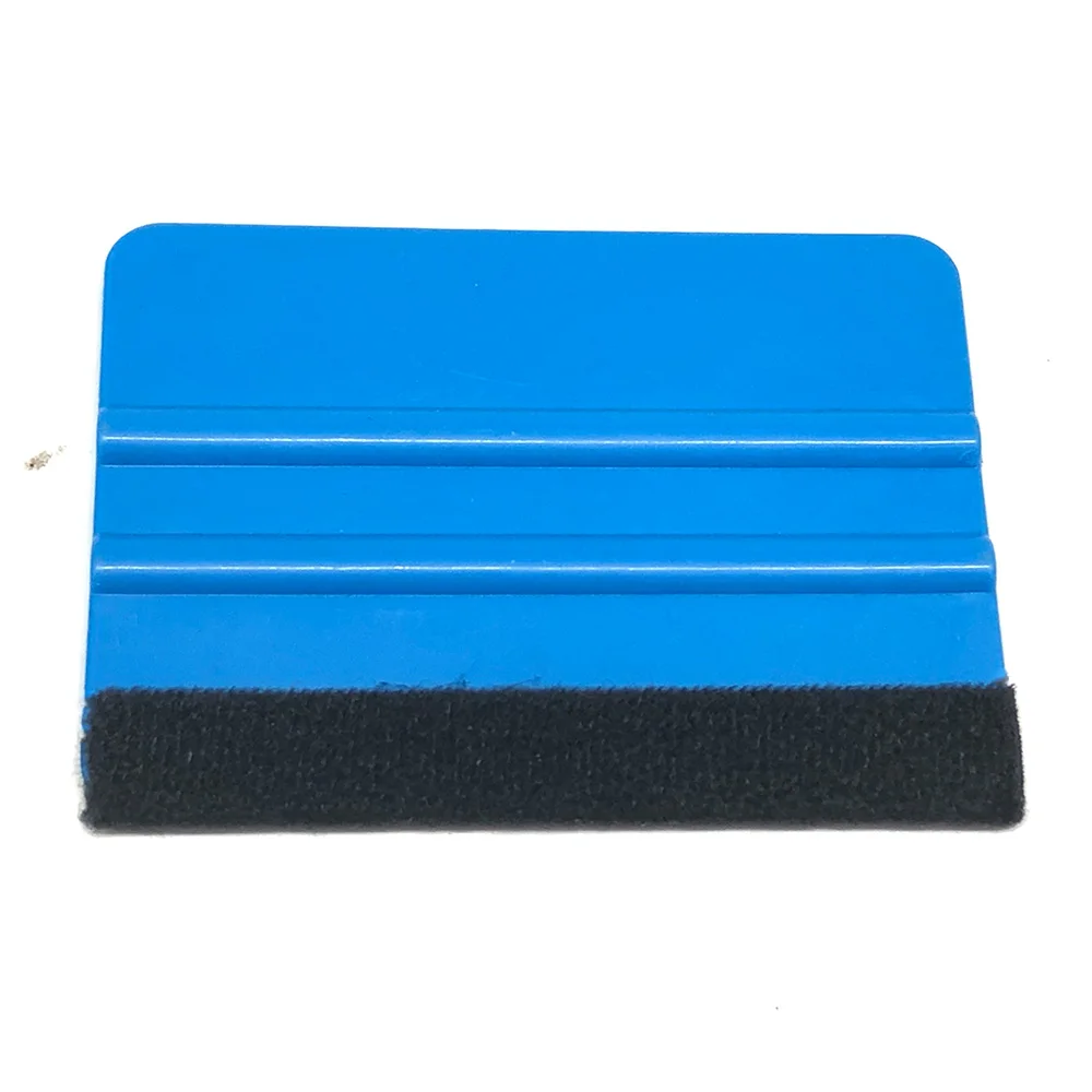 

10x7cm Vinyl Carbon Fiber Window Ice Remover Cleaning Wash Car Scraper