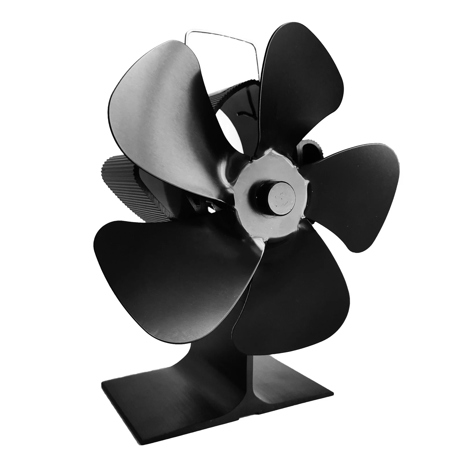 Алюминиевый сплав Вентилятор для камина 5 Лезвия вентилятор печи работающий от