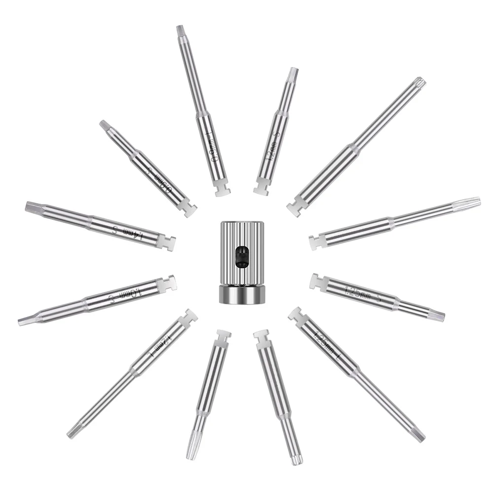 Отвертка для имплантации зубов AZDENT 12 шт. с основанием низкоскоростного