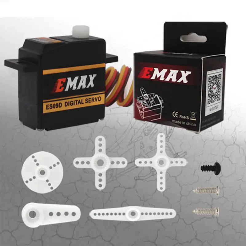 QX Motor EMAX ES3302 мини металлическая Шестерня Аналоговый сервопривод для RC Хобби